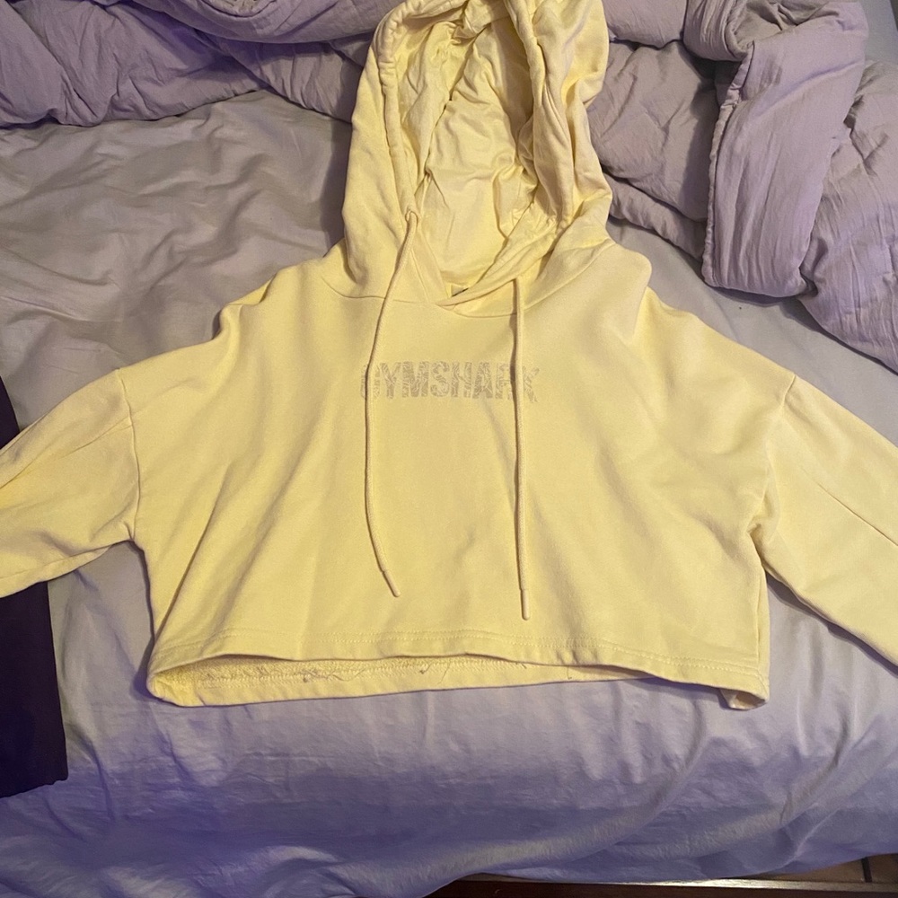 NEVER WORN gymshark cropped hoodie